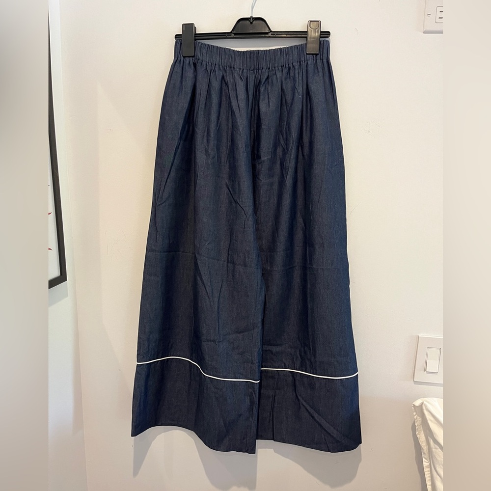 Navy Blue Women's wide legs pants